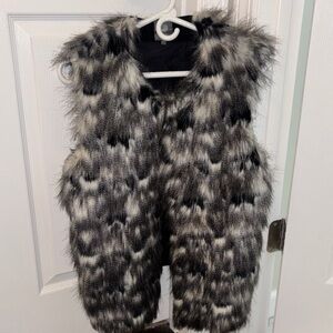 Vince Camuto Monochrome Faux Fur Vest
